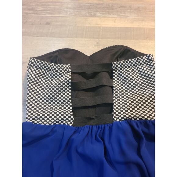 Sweet storm large women's strapless formed bust sheer skirt maxi dress - Picture 6 of 10